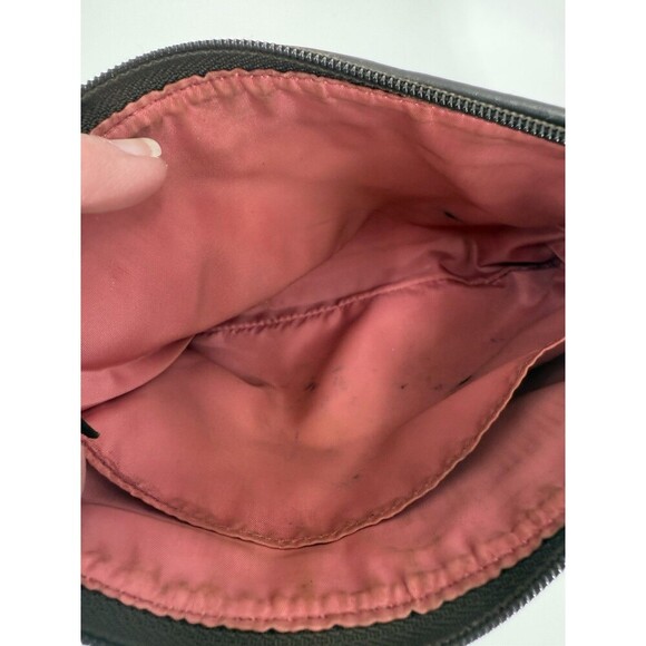 Coach Beige Canvas Brown Leather Trim Zipper Closure - Coin Card Wallet - Picture 8 of 8